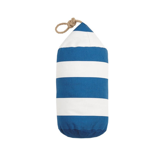Navy White Buoy Shaped Printed Pillow