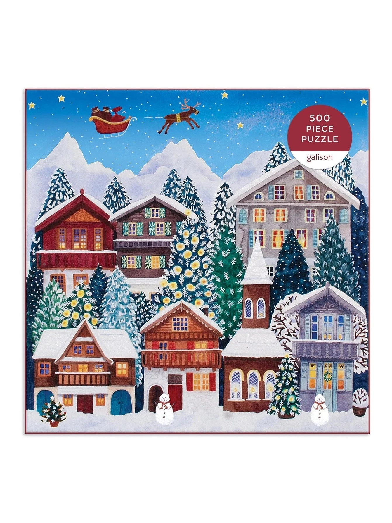 Yuletide Village 500 Piece Jigsaw Puzzle