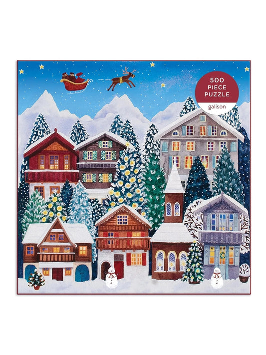 Yuletide Village 500 Piece Jigsaw Puzzle