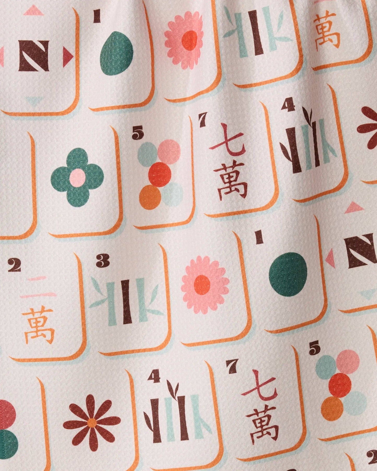 Cypress Tile Toss Tea Towel