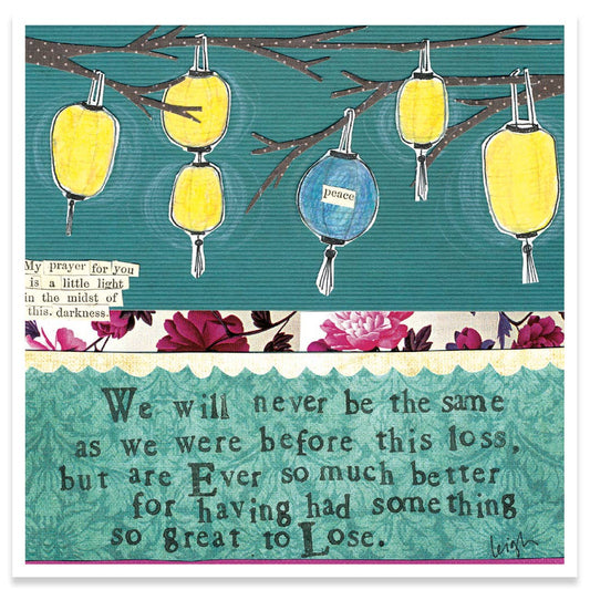 BEFORE THIS LOSS | CURLY GIRL SYMPATHY CARD: None