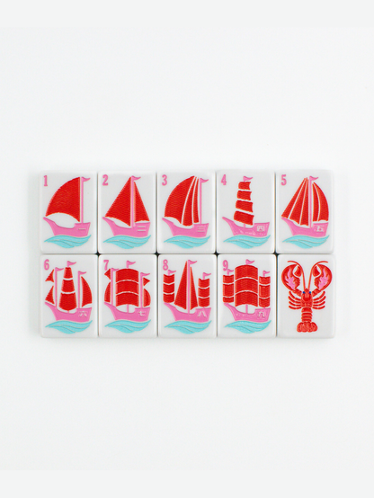 THE NEW ENGLAND SERIES | Mahjong Tiles with Nautical Flair