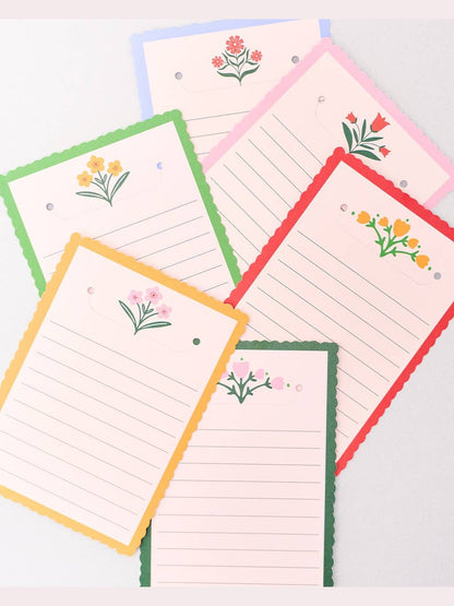 Take Note Tab Notes, Folk Floral