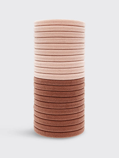 Eco-Friendly Nylon Elastics 20pc set - Blush