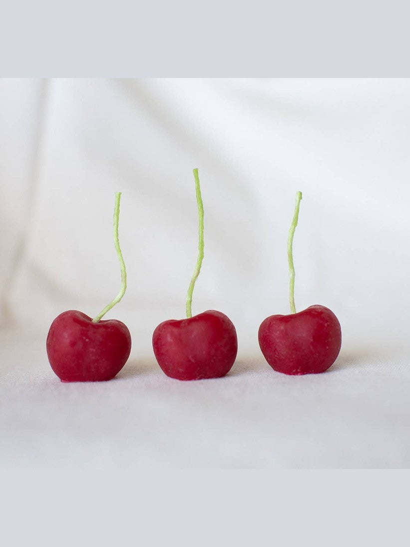 Beeswax Cherry Birthday Candles - Thumbnail 3
