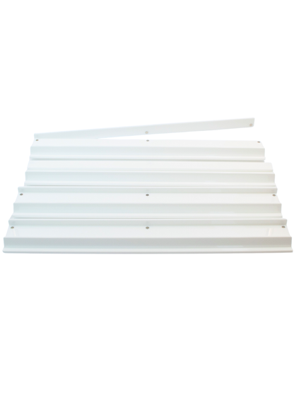 20" MAHJONG RACKS | Premium Acrylic | 4 Racks + 4 Pushers: Transparent Clear