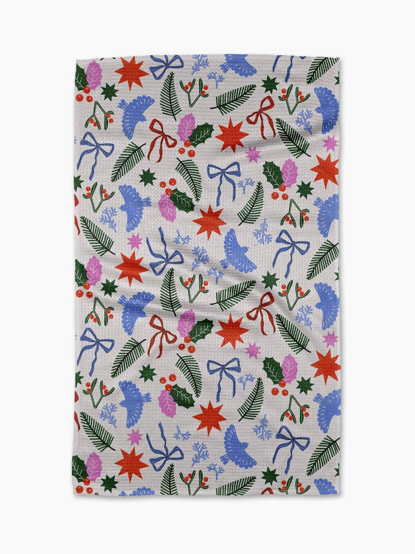 Christmas Garden Party Tea Towel