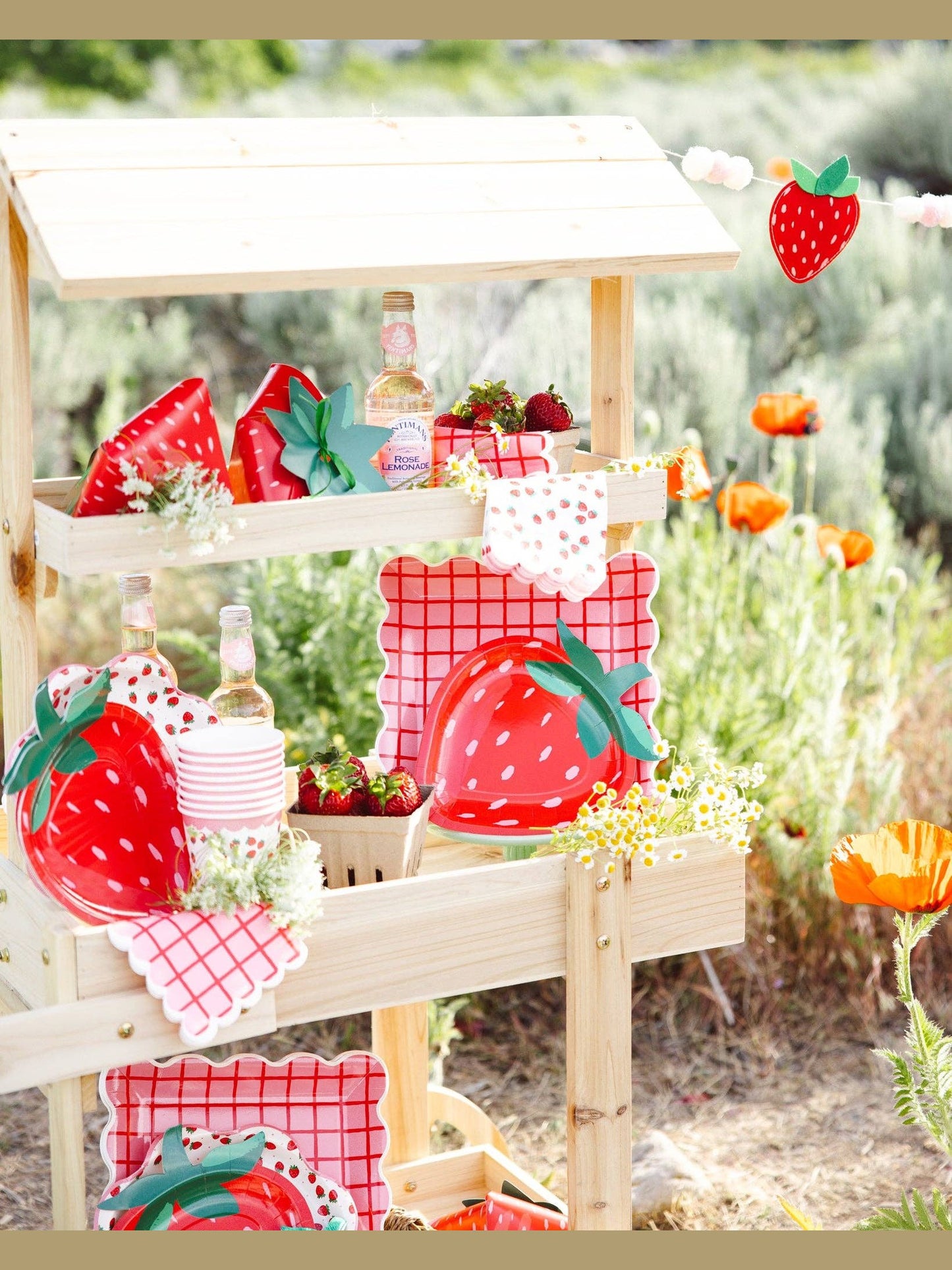 STW1140 - Strawberry Shaped Plate