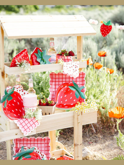 STW1140 - Strawberry Shaped Plate