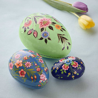 Bright Kashmiri Nesting Eggs
