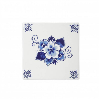 Delft Blue Floral Tile