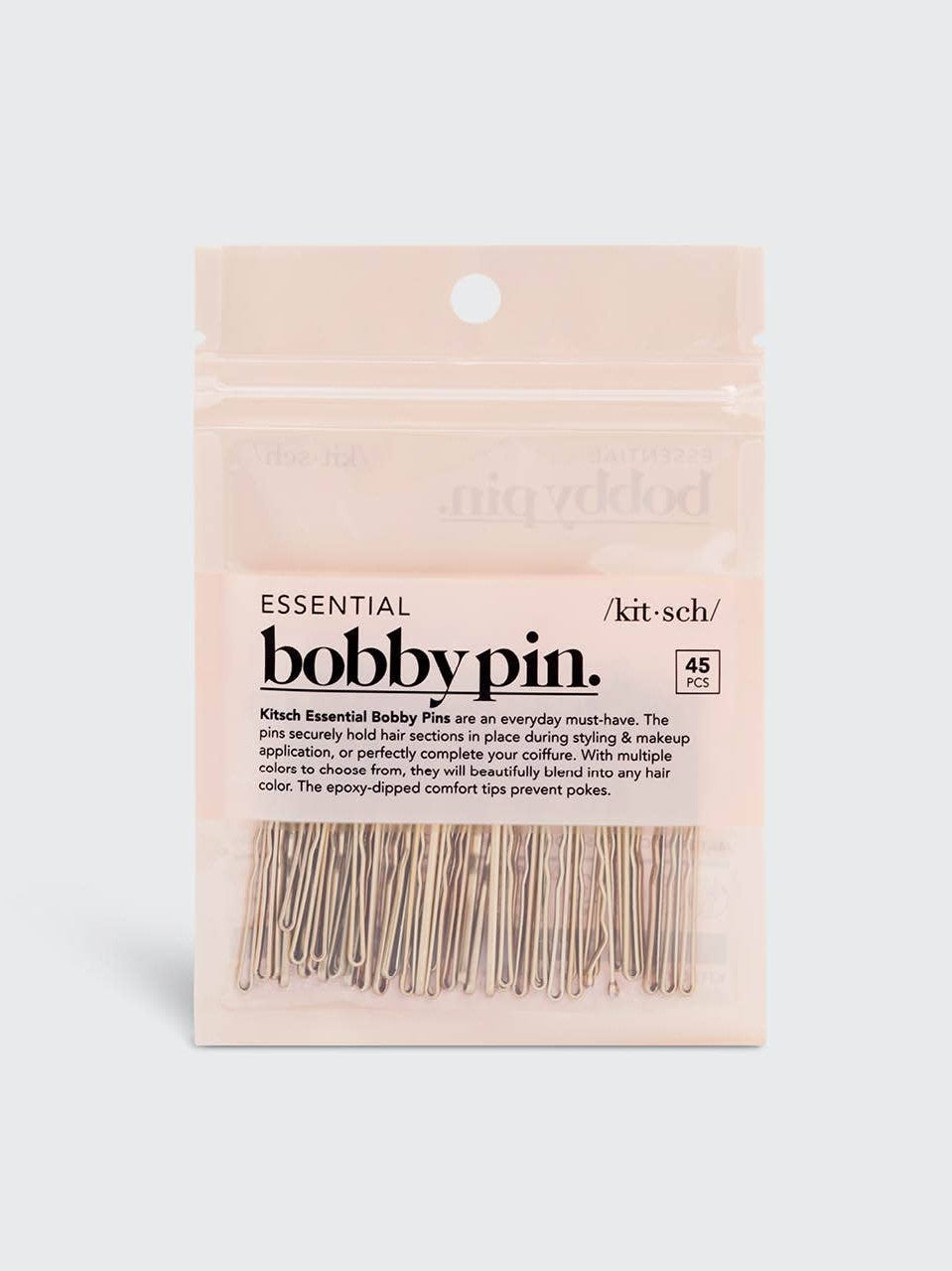 Essential Bobby Pins 45pc - Blonde