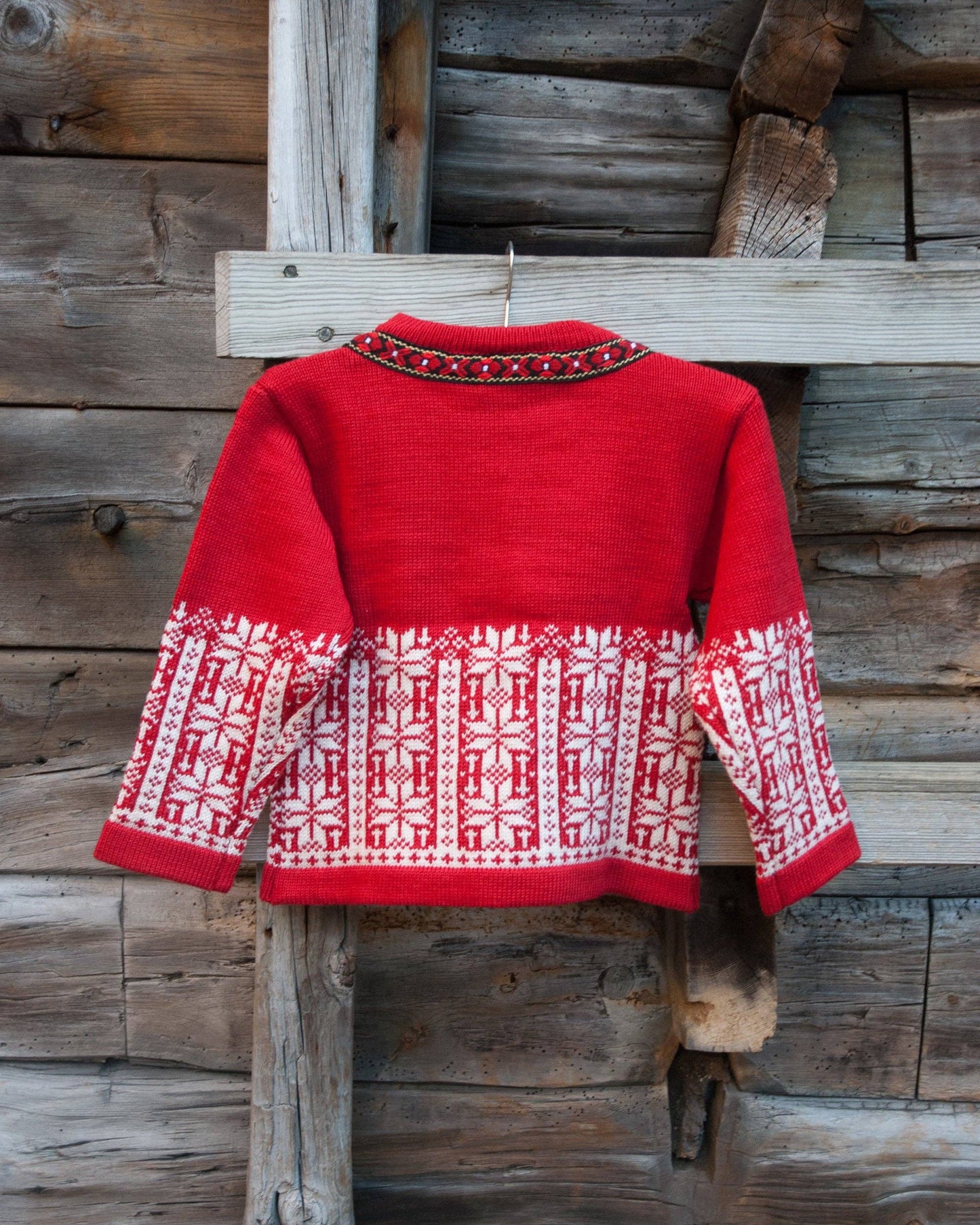 Ulriken Children's Sweater: Red