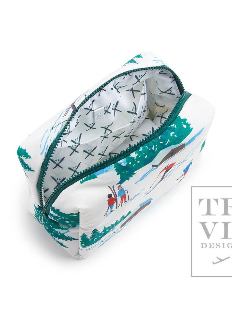 Luxe Ski Puffer Cosmetic Bag - Hit the Slopes *New!