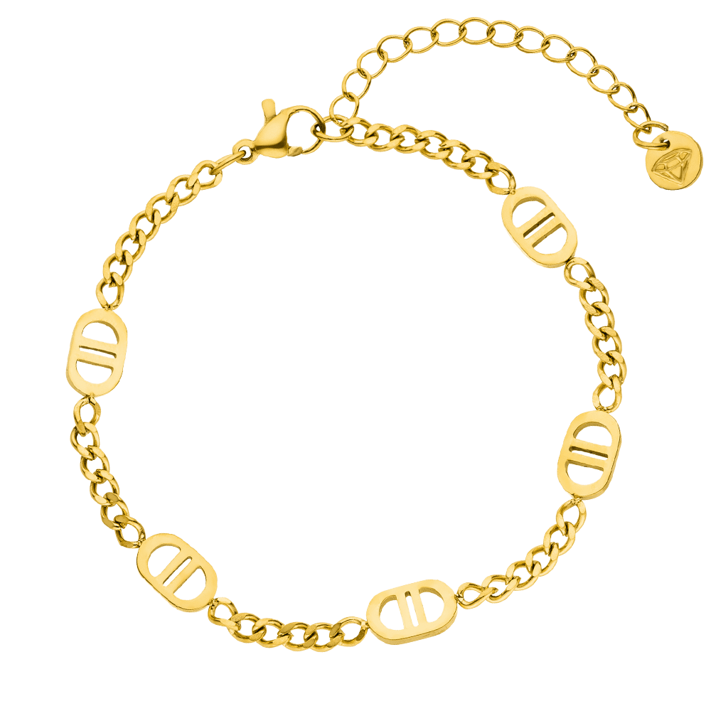Five Prestige Bracelet | 18K gold-plated: Gold