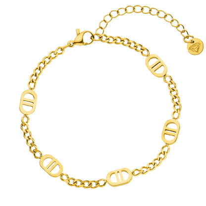 Five Prestige Bracelet | 18K gold-plated: Gold