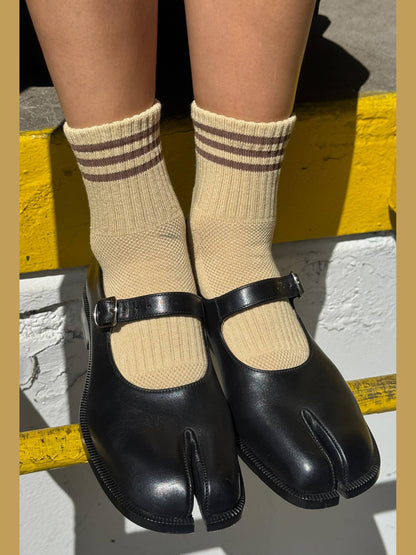 Girlfriend Socks: Bright Grey