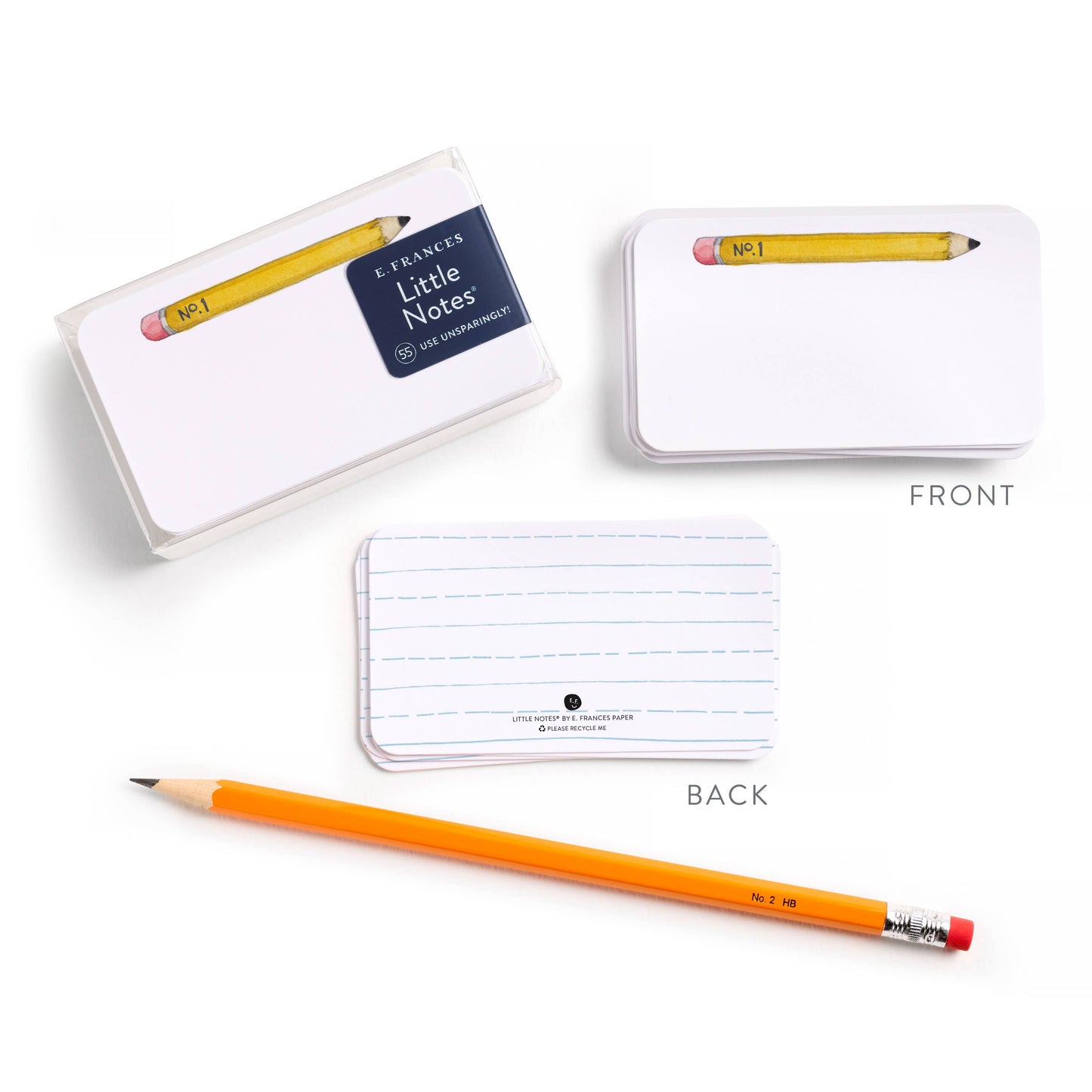 Pencil Little Notes® – Mini Notecard Pack, Set of 55