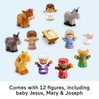 Fisher-Price Little People Toddler Toy Nativity Set with Music Lights and 18 Pieces