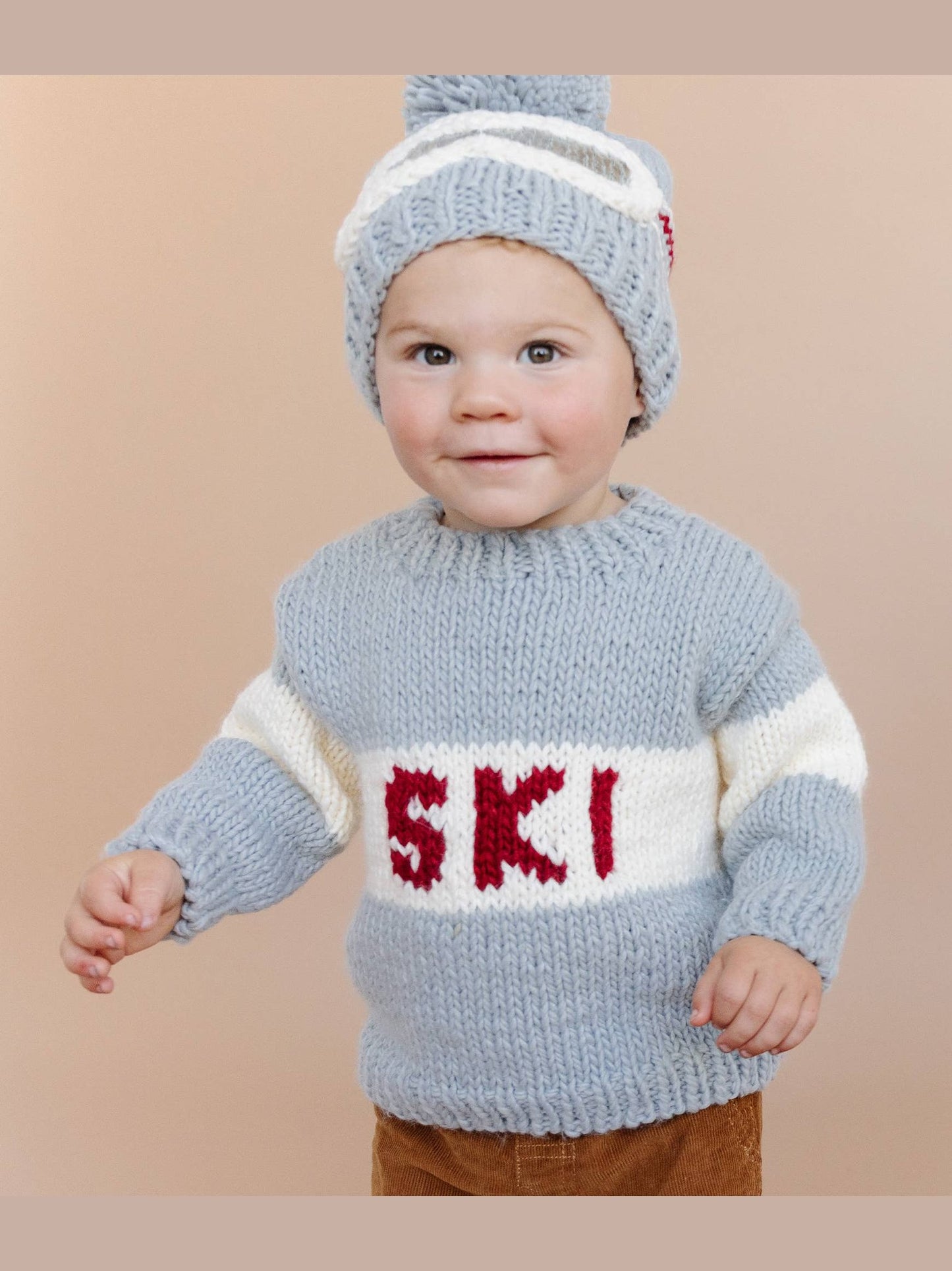 Children's Ski Sweater Bowie Grey