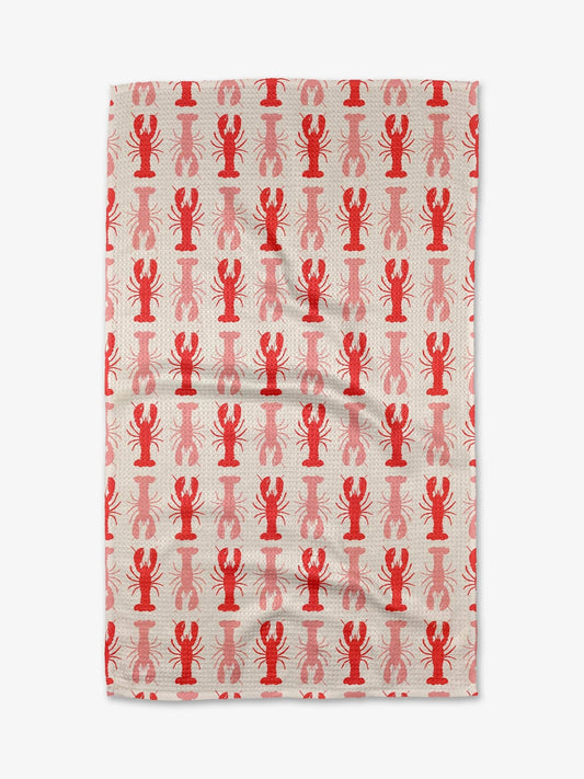 Lobster Stripe Tea Towel