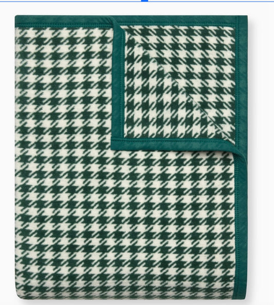 ChappyWrap Evergreen Houndstooth Blanket
