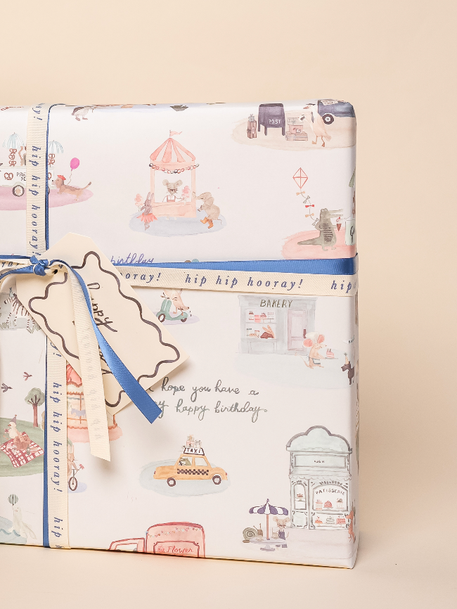 'French Blue' Satin Ribbon