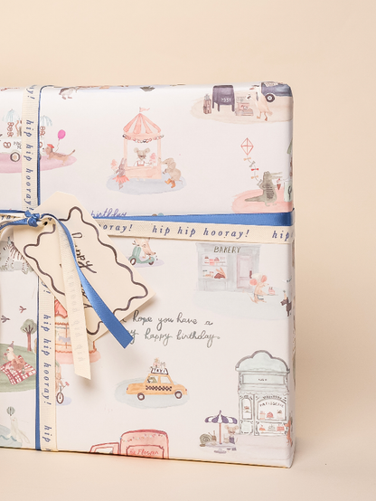 'French Blue' Satin Ribbon