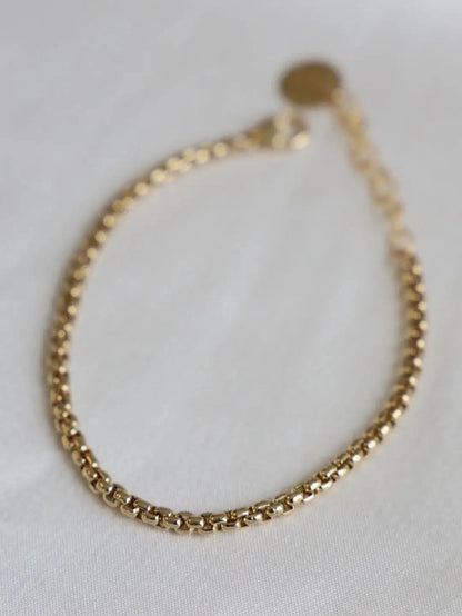 HOLLAND ROUND BOX CHAIN BRACELET