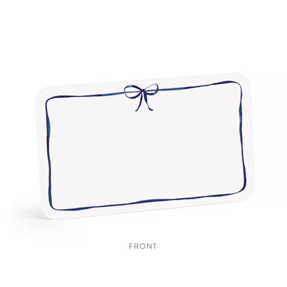 Navy Bow Little Notes® – Mini Notecard Pack, Set of 55