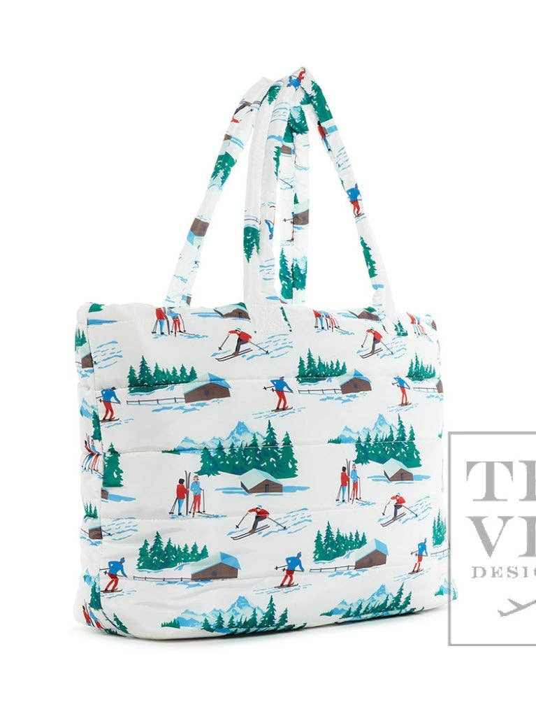 Luxe Ski Puffer Tote Bag - Hit the Slopes *New!