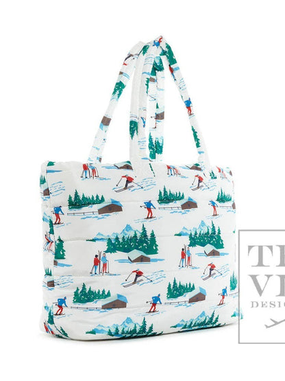 Luxe Ski Puffer Tote Bag - Hit the Slopes *New!