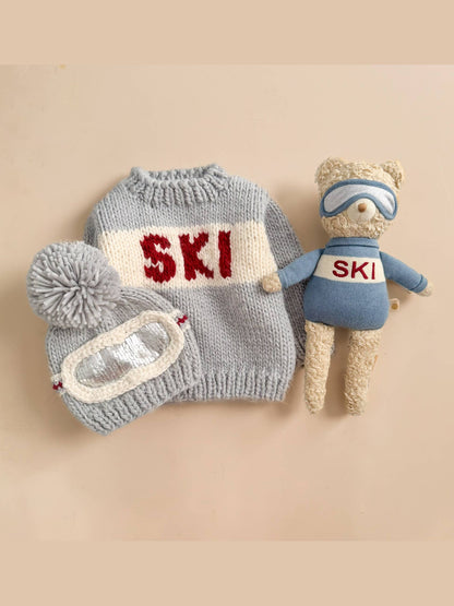 Children's Ski Sweater Bowie Grey