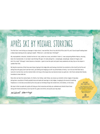 Michael Storrings Apres Ski 1000 Pc Puzzle