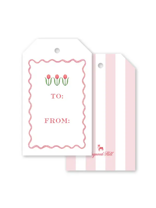 Dogwood Hill Flower Cart Tulip Gift Tags