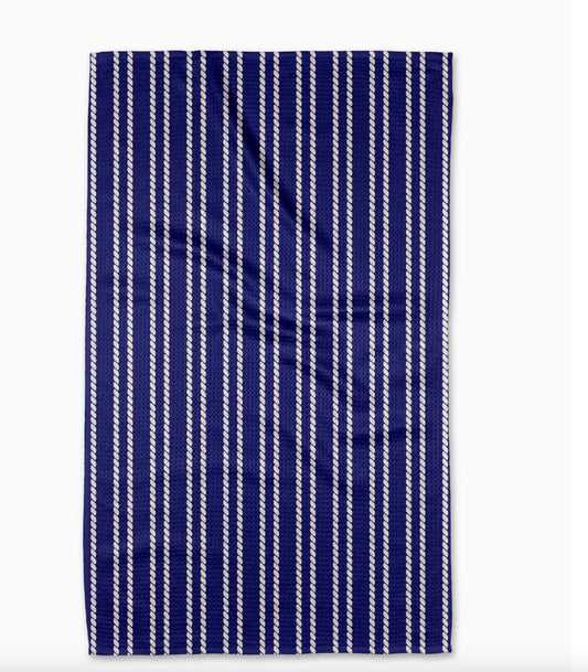 Geometry Nautical Knots Tea Towel