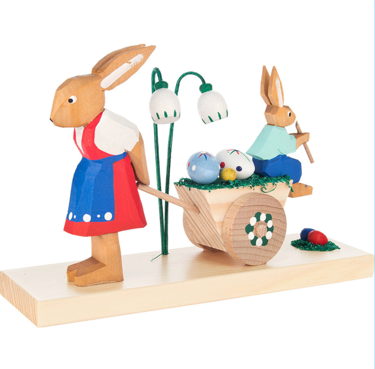 Dregeno Easter Figures, Rabbit Mother And Son