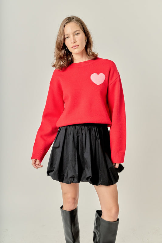 Heart Sweater by English Factory