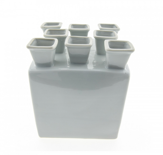 Dutch Tulip Vase White Square